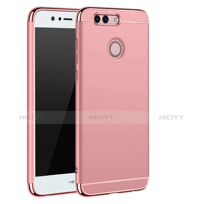 Custodia Lusso Metallo Laterale e Plastica per Huawei Nova 2 Plus Oro Rosa