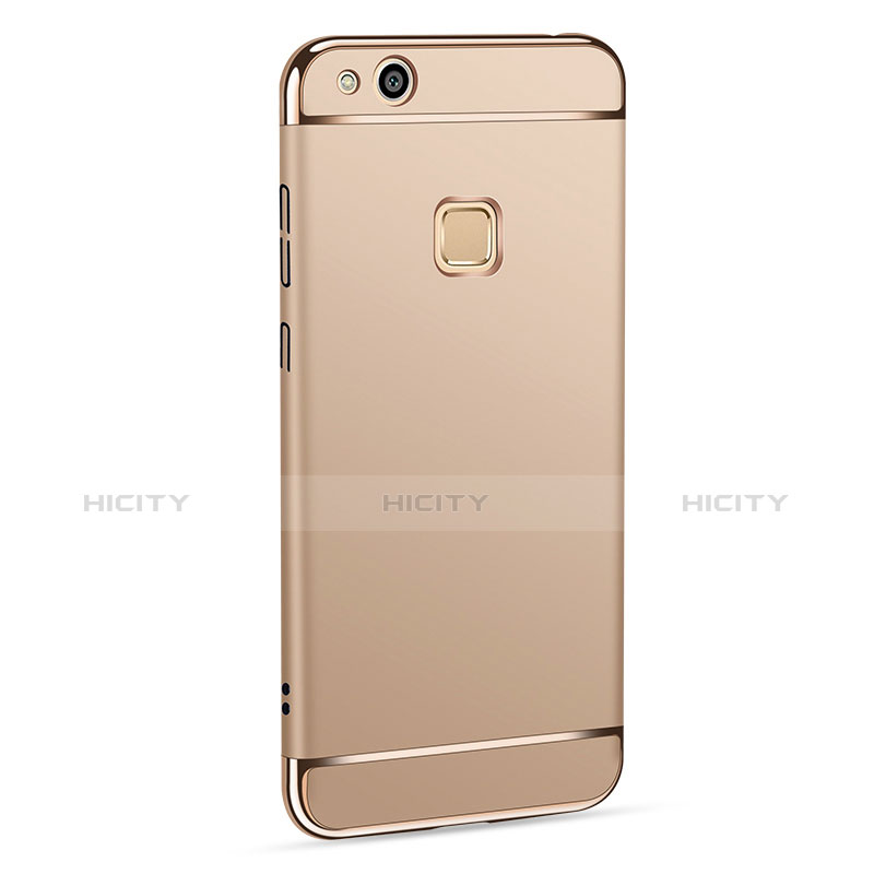 Custodia Lusso Metallo Laterale e Plastica per Huawei P8 Lite (2017) Oro