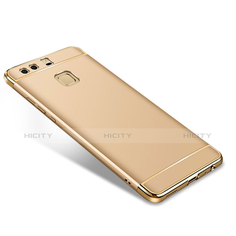 Custodia Lusso Metallo Laterale e Plastica per Huawei P9 Plus Oro