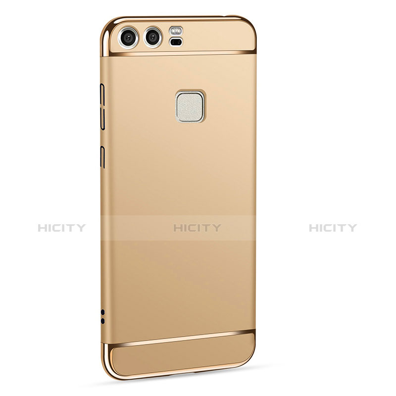 Custodia Lusso Metallo Laterale e Plastica per Huawei P9 Plus Oro