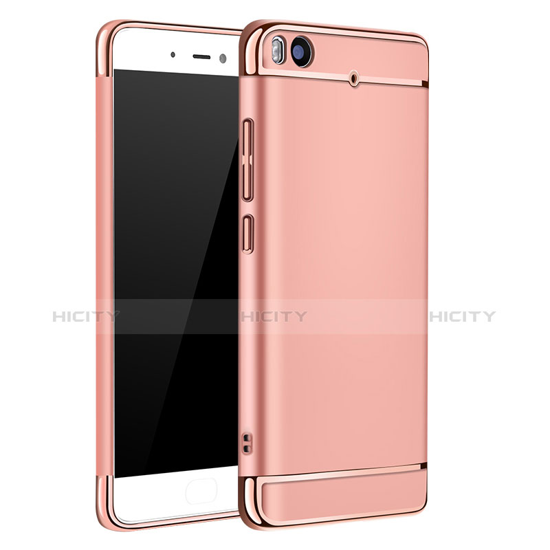 Custodia Lusso Metallo Laterale e Plastica per Xiaomi Mi 5S Oro Rosa