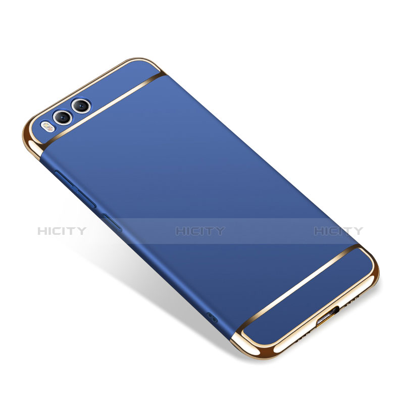 Custodia Lusso Metallo Laterale e Plastica per Xiaomi Mi 6 Blu