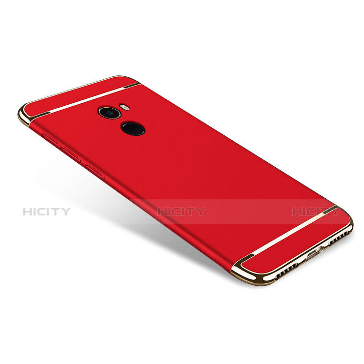 Custodia Lusso Metallo Laterale e Plastica per Xiaomi Mi Mix Evo Rosso