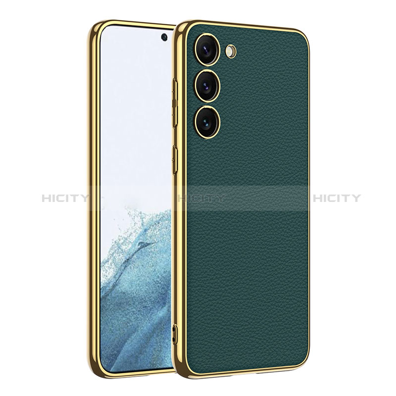 Custodia Lusso Pelle Cover AC5 per Samsung Galaxy S21 Plus 5G Verde