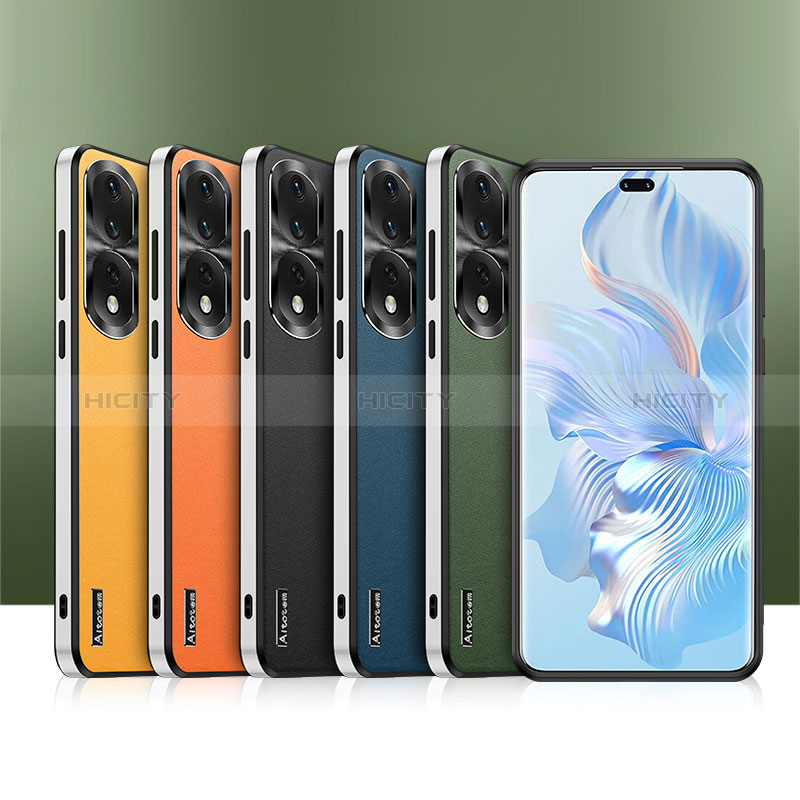 Custodia Lusso Pelle Cover AT1 per Huawei Honor 80 Pro Flat 5G