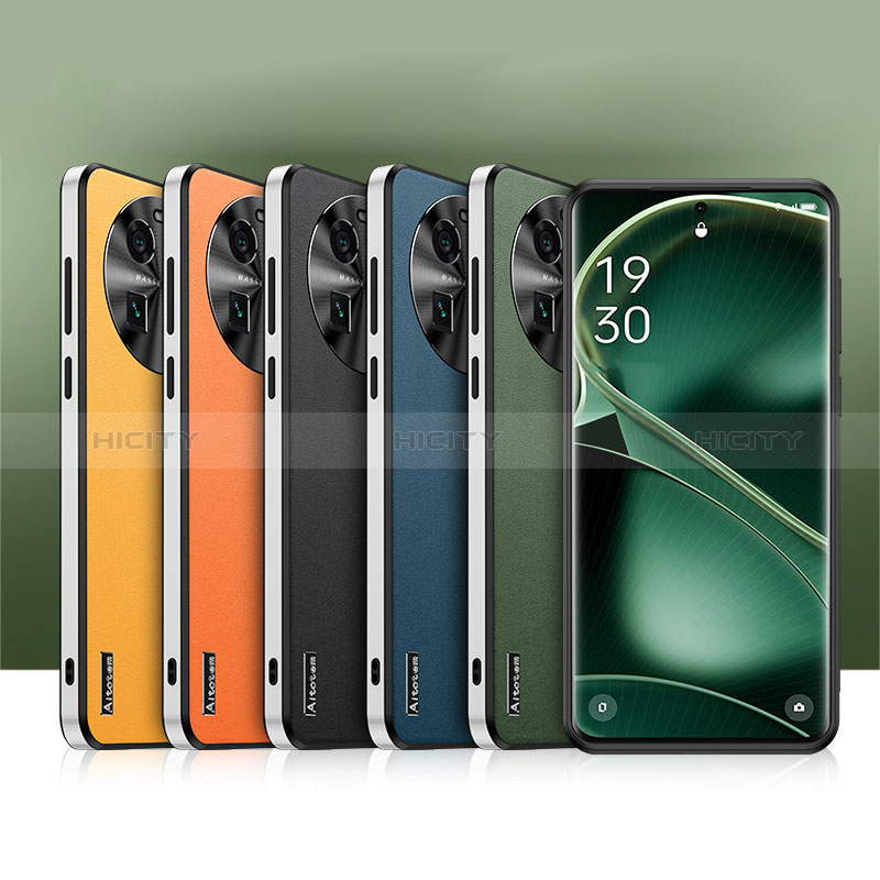 Custodia Lusso Pelle Cover AT1 per Oppo Find X6 Pro 5G