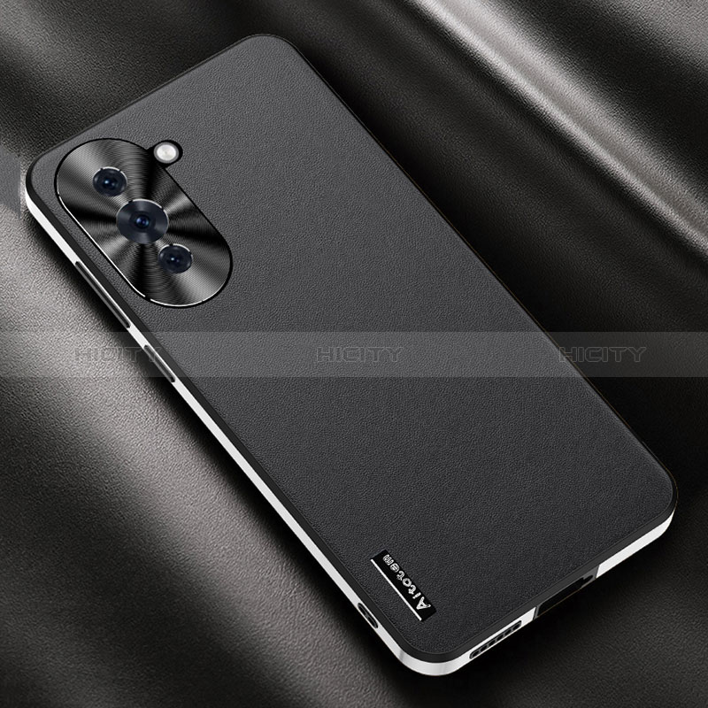 Custodia Lusso Pelle Cover AT2 per Huawei Nova 10 Nero