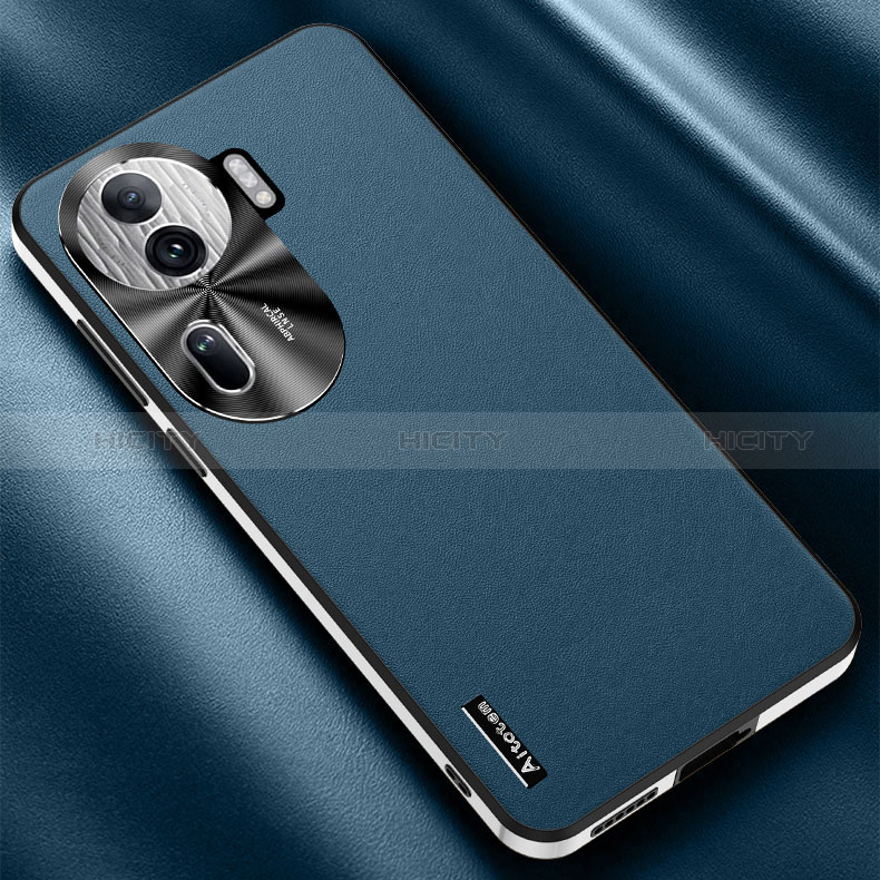 Custodia Lusso Pelle Cover AT2 per Oppo Reno11 Pro 5G Blu