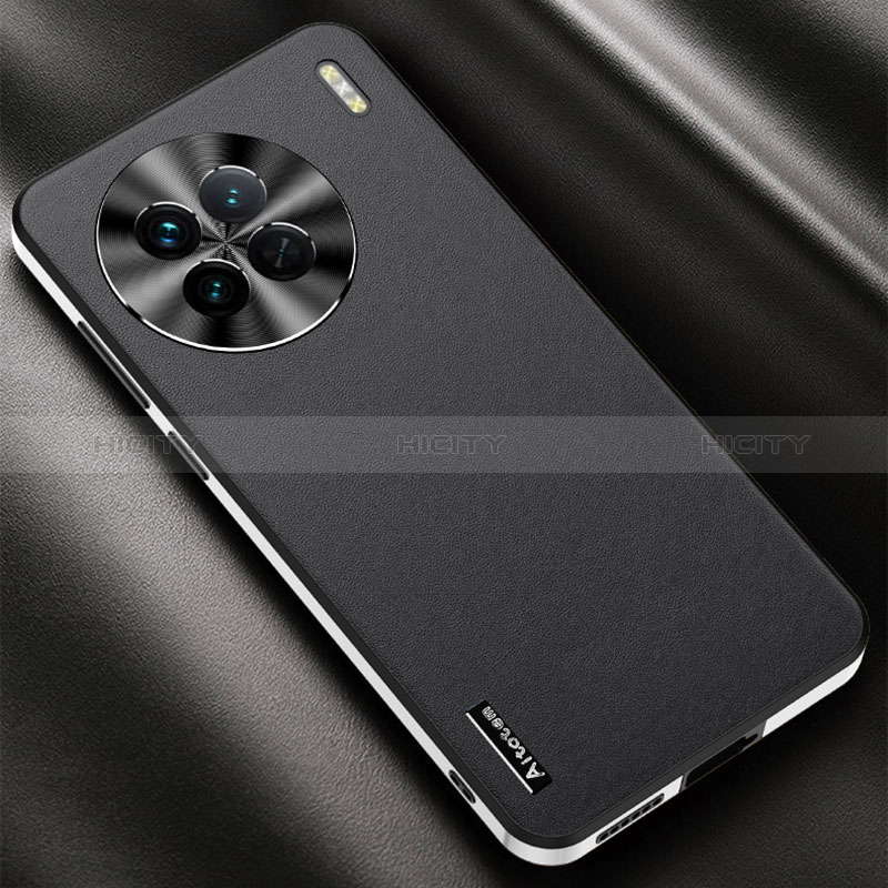 Custodia Lusso Pelle Cover AT2 per Vivo X90 Pro 5G Nero