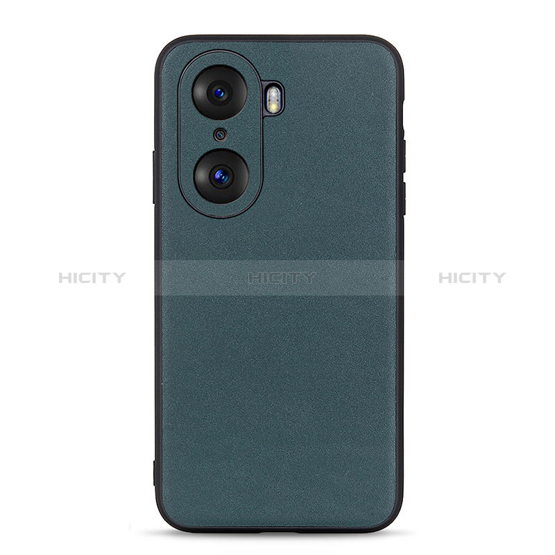 Custodia Lusso Pelle Cover B01H per Huawei Honor 60 5G Verde