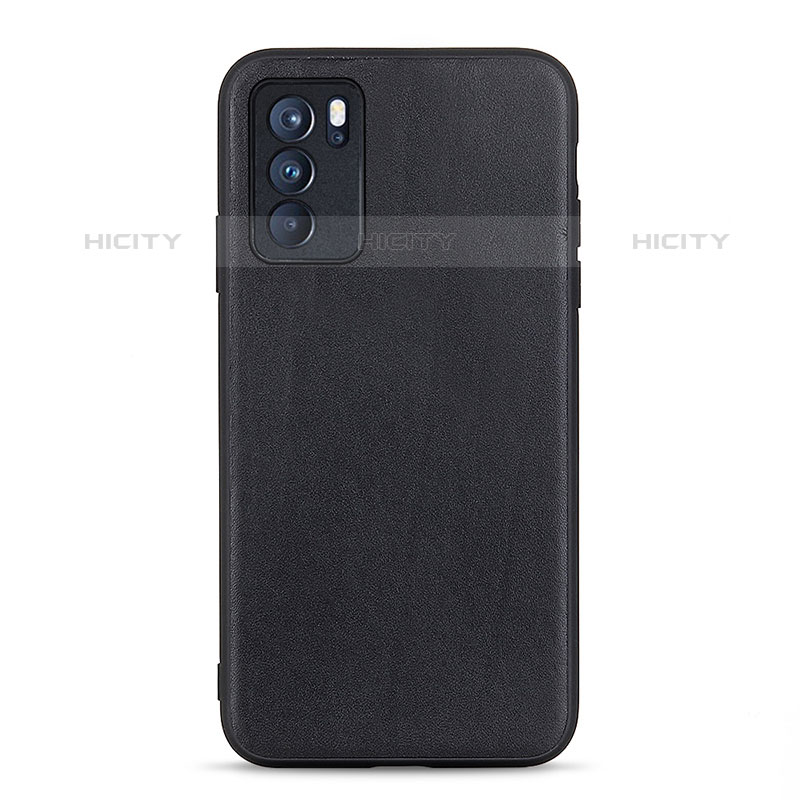 Custodia Lusso Pelle Cover B01H per Oppo Reno6 Pro 5G India