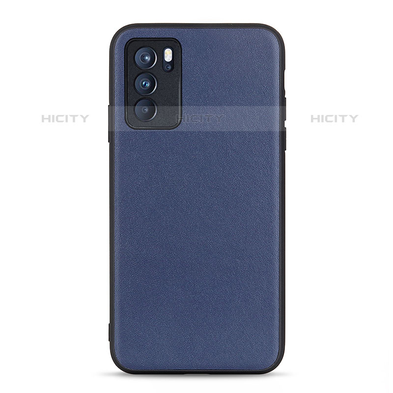 Custodia Lusso Pelle Cover B01H per Oppo Reno6 Pro 5G India