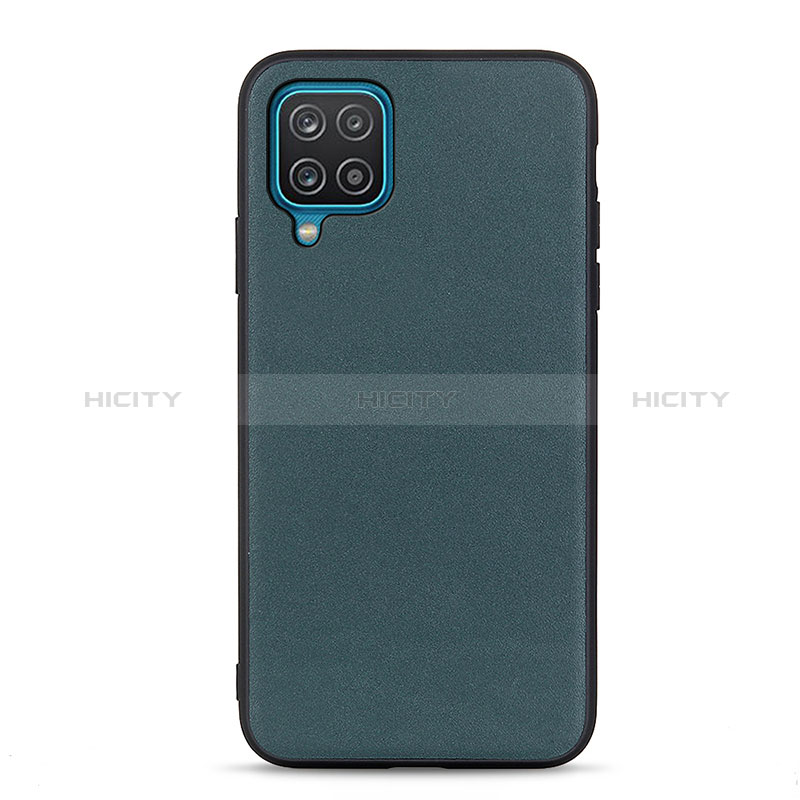 Custodia Lusso Pelle Cover B01H per Samsung Galaxy F12 Verde