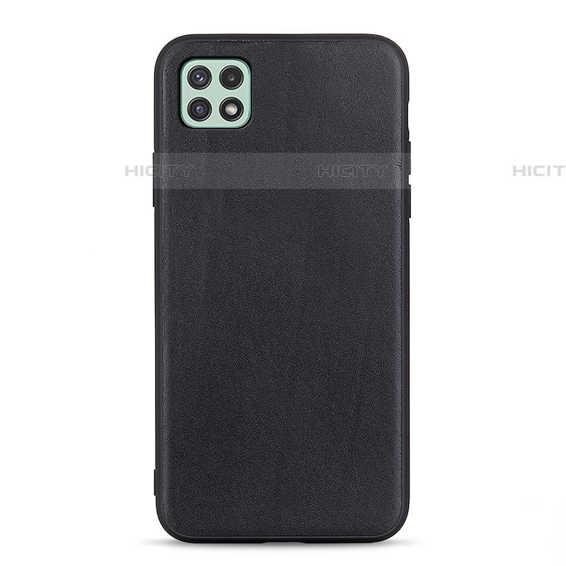 Custodia Lusso Pelle Cover B01H per Samsung Galaxy F42 5G Nero