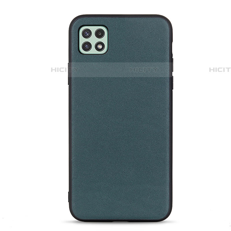 Custodia Lusso Pelle Cover B01H per Samsung Galaxy F42 5G Verde