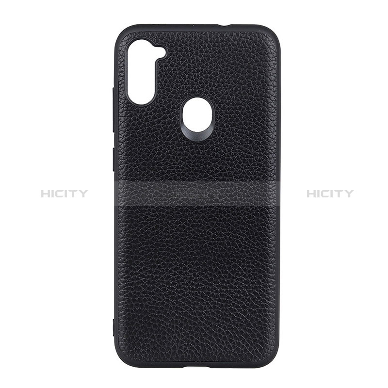 Custodia Lusso Pelle Cover B01H per Samsung Galaxy M11 Nero