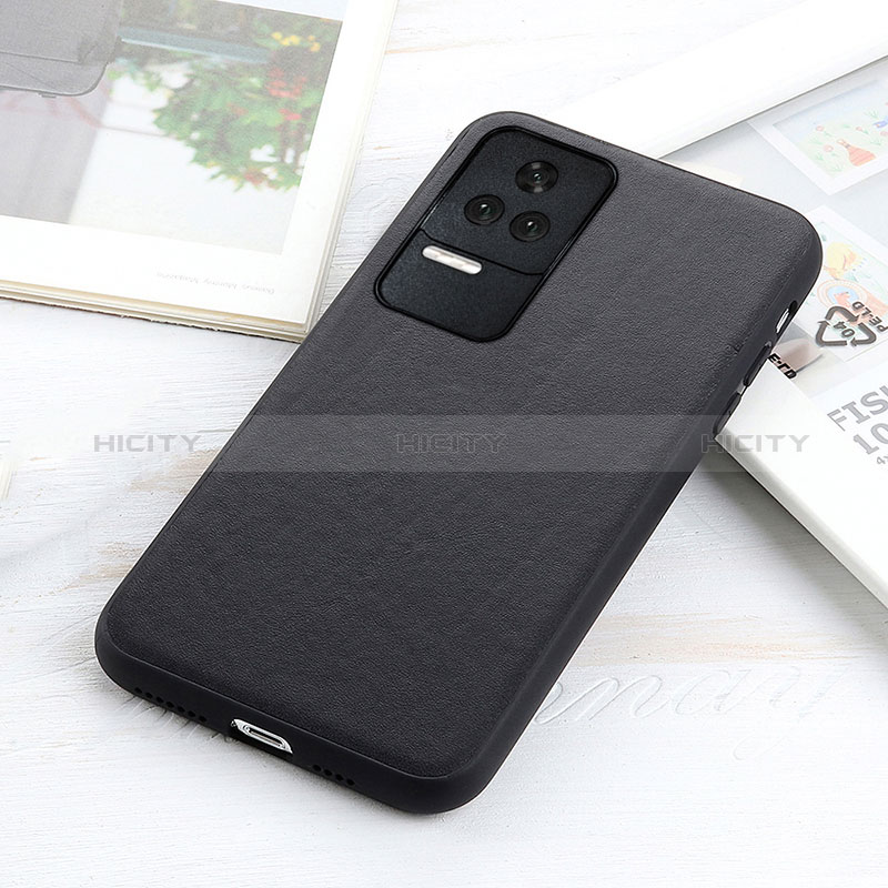 Custodia Lusso Pelle Cover B01H per Xiaomi Redmi K40S 5G Nero