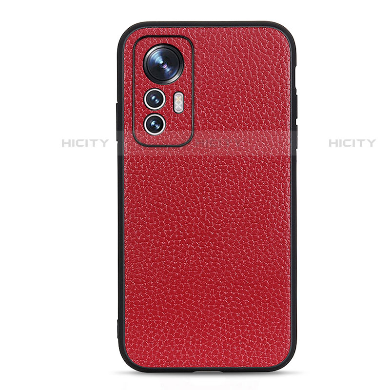 Custodia Lusso Pelle Cover B02H per Xiaomi Mi 12 Lite 5G Rosso