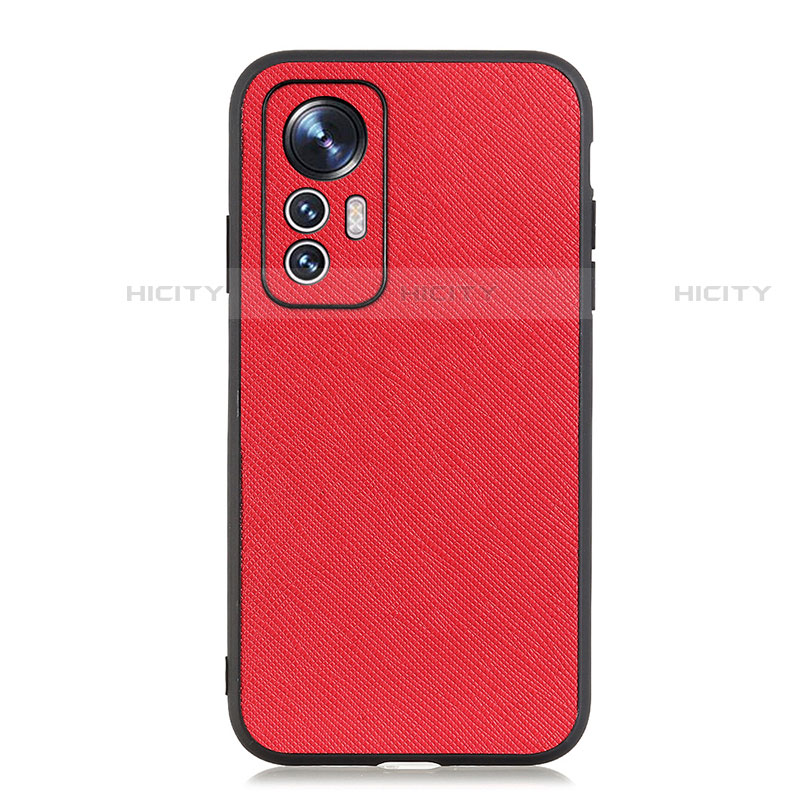 Custodia Lusso Pelle Cover B03H per Xiaomi Mi 12X 5G Rosso