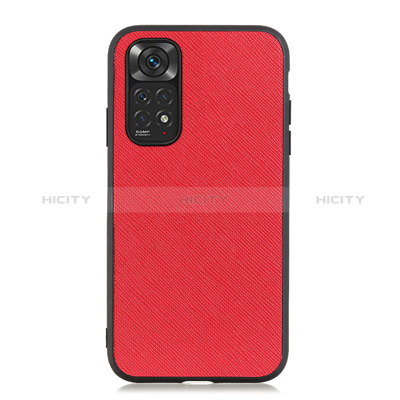 Custodia Lusso Pelle Cover B03H per Xiaomi Redmi Note 11S 4G Rosso