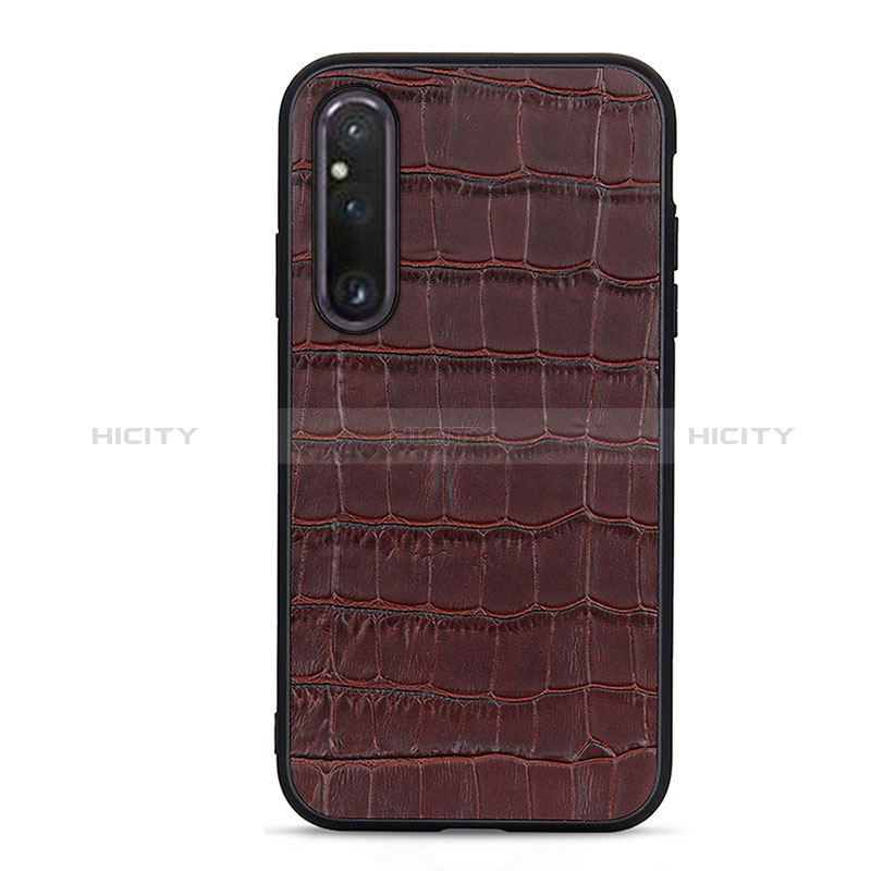 Custodia Lusso Pelle Cover B04H per Sony Xperia 1 V