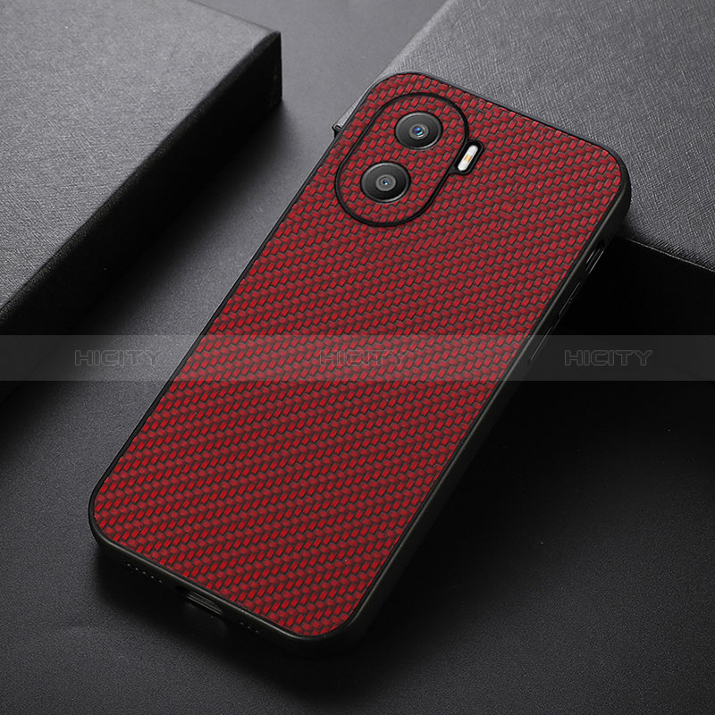 Custodia Lusso Pelle Cover B05H per Huawei Honor X40i 5G Rosso