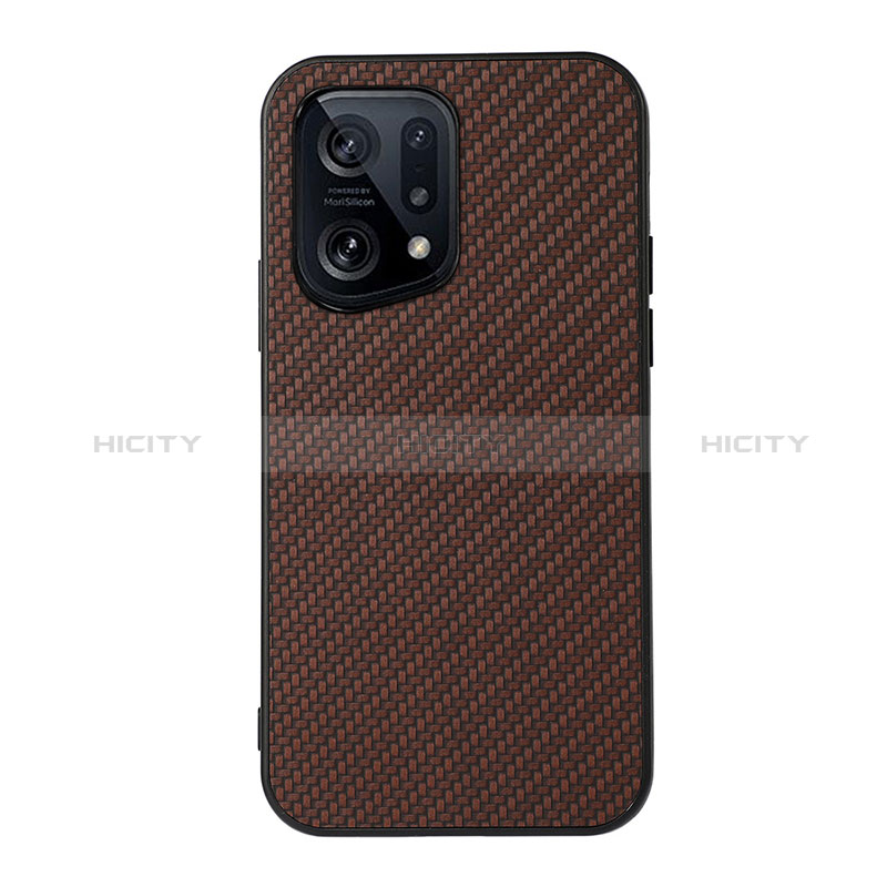 Custodia Lusso Pelle Cover B05H per Oppo Find X5 5G