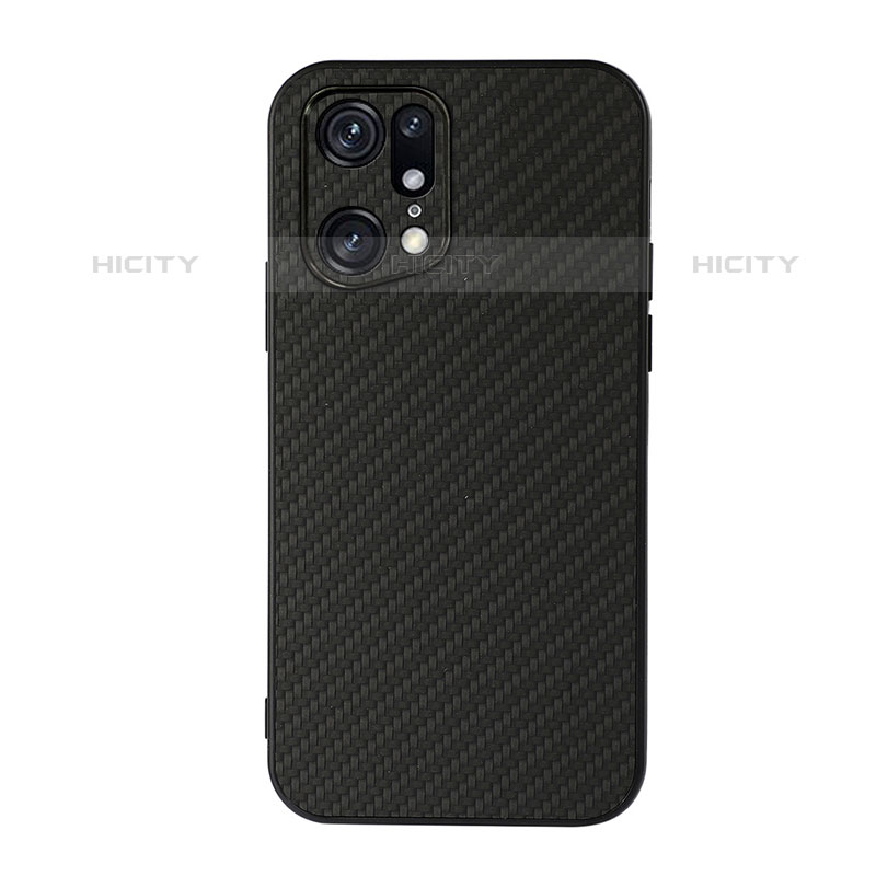 Custodia Lusso Pelle Cover B05H per Oppo Find X5 Pro 5G