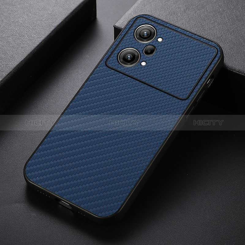 Custodia Lusso Pelle Cover B05H per Oppo K10 Pro 5G Blu