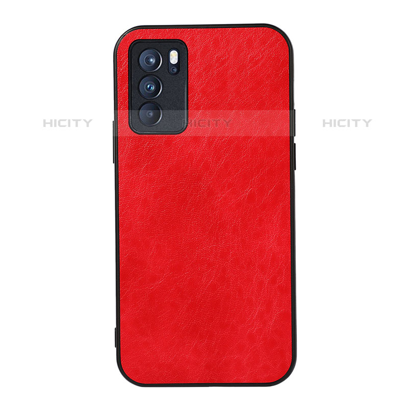 Custodia Lusso Pelle Cover B05H per Oppo Reno6 Pro 5G India