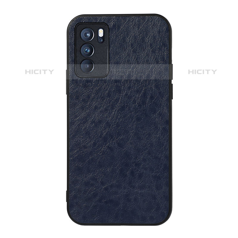 Custodia Lusso Pelle Cover B05H per Oppo Reno6 Pro 5G India