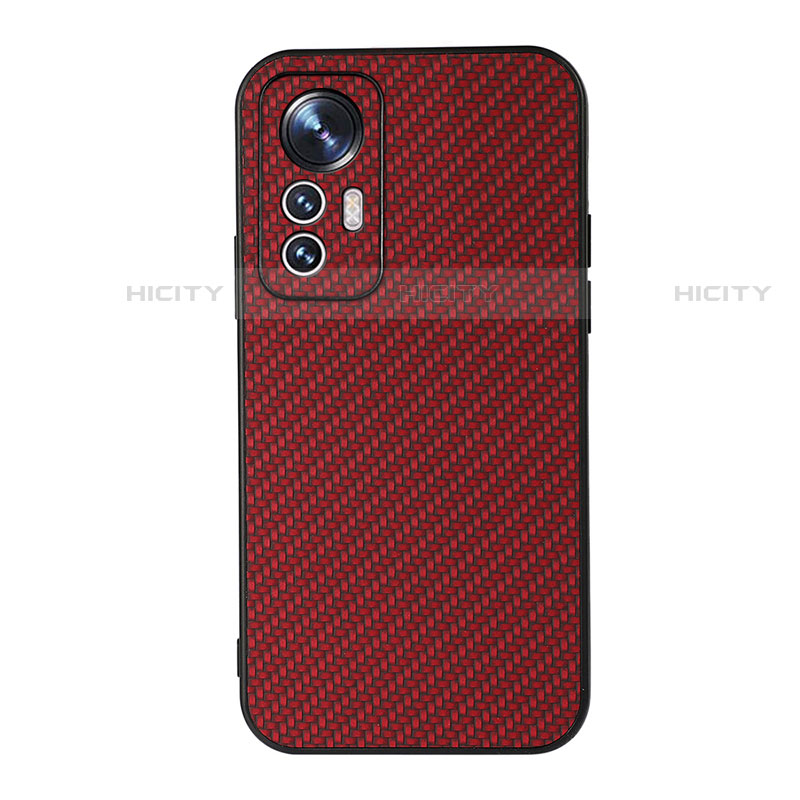 Custodia Lusso Pelle Cover B05H per Xiaomi Mi 12 Pro 5G Rosso