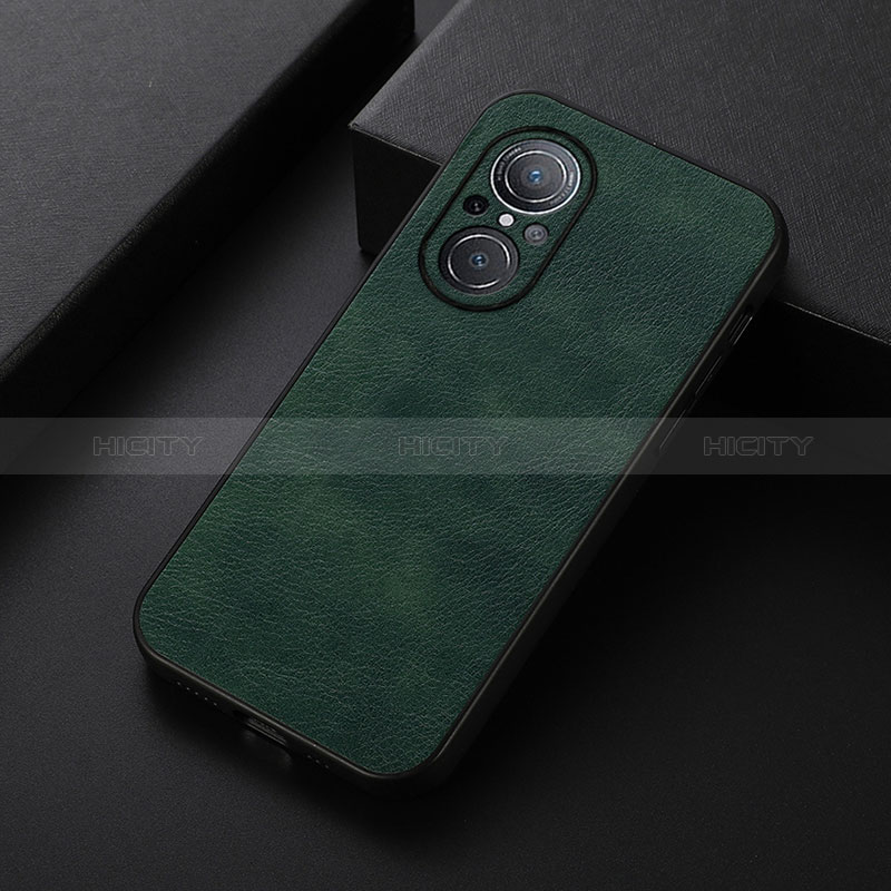 Custodia Lusso Pelle Cover B06H per Huawei Honor 50 SE 5G Verde