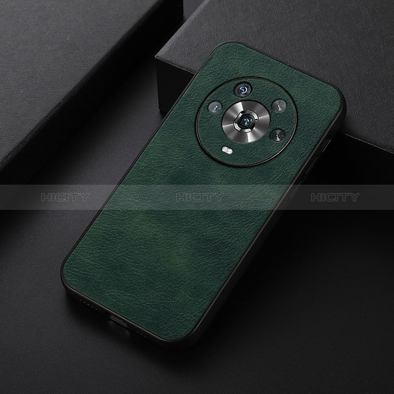 Custodia Lusso Pelle Cover B06H per Huawei Honor Magic4 5G Verde