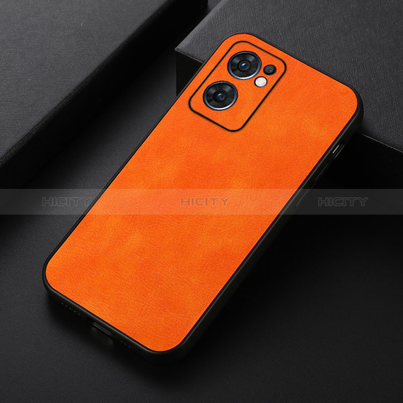 Custodia Lusso Pelle Cover B06H per OnePlus Nord CE 2 5G Arancione