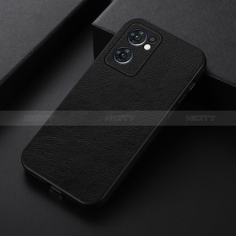 Custodia Lusso Pelle Cover B06H per OnePlus Nord CE 2 5G Nero