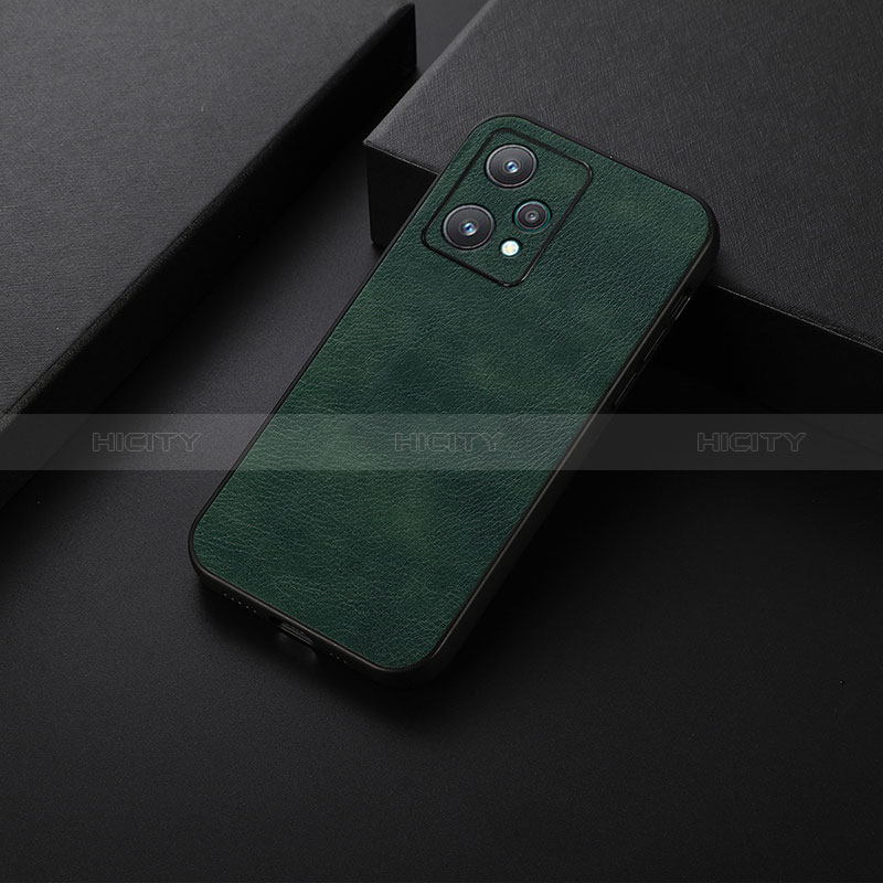 Custodia Lusso Pelle Cover B06H per Realme 9 Pro 5G Verde