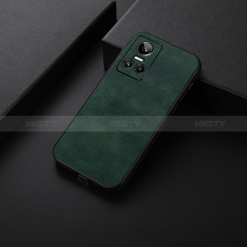 Custodia Lusso Pelle Cover B06H per Realme GT Neo3 5G Verde