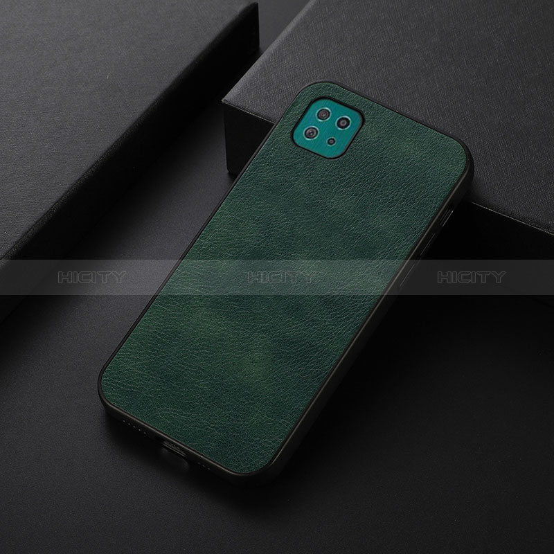 Custodia Lusso Pelle Cover B06H per Samsung Galaxy A22s 5G Verde