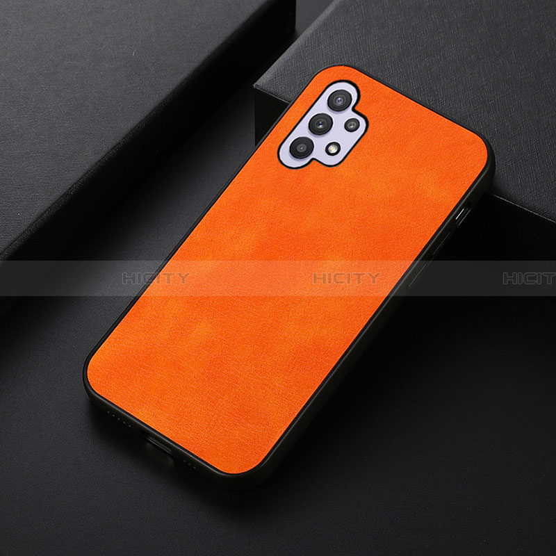 Custodia Lusso Pelle Cover B06H per Samsung Galaxy A32 4G Arancione