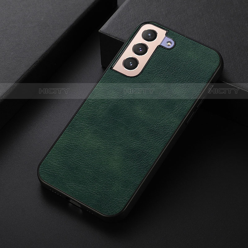 Custodia Lusso Pelle Cover B06H per Samsung Galaxy S21 5G Verde