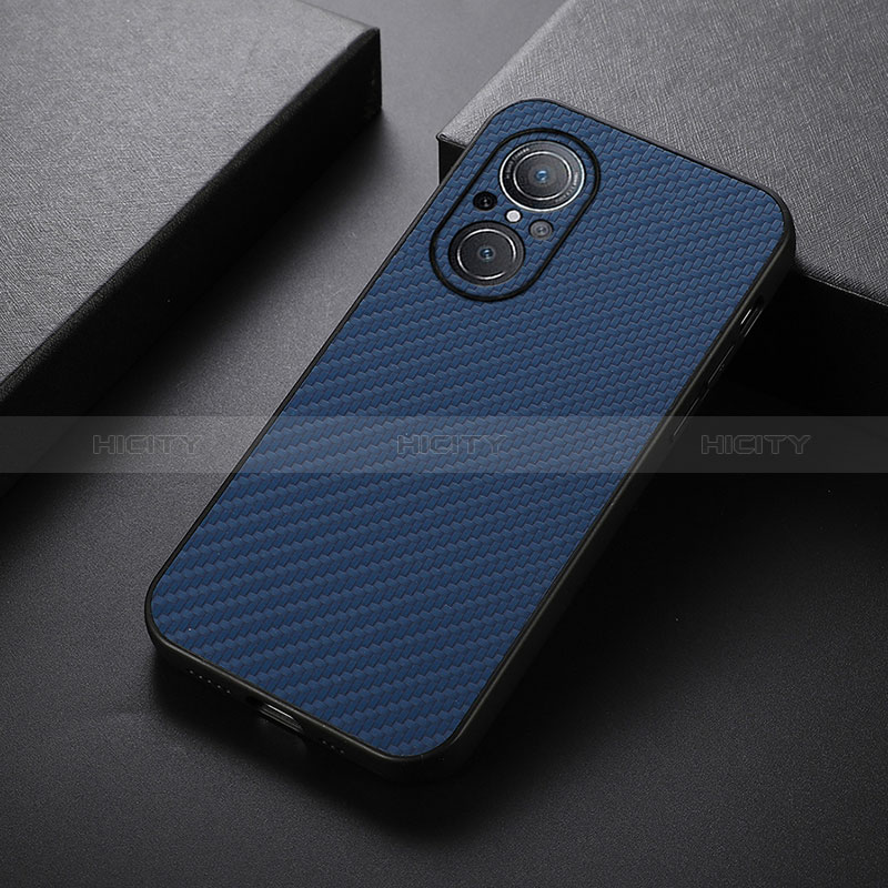 Custodia Lusso Pelle Cover B07H per Huawei Nova 9 SE Blu