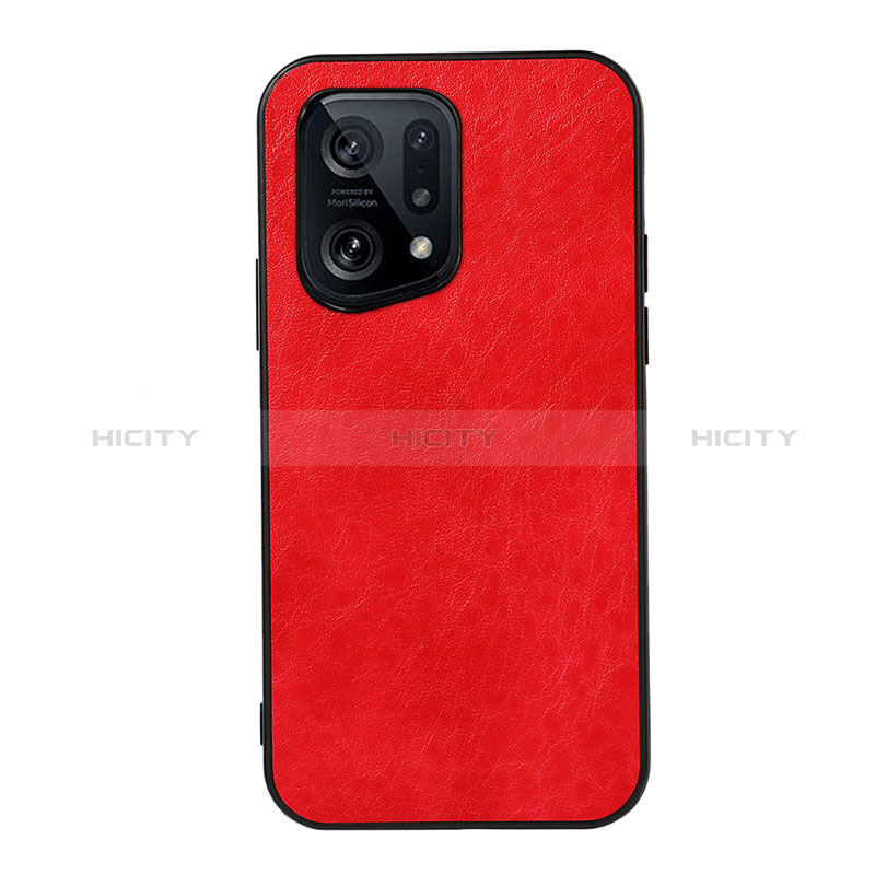 Custodia Lusso Pelle Cover B07H per Oppo Find X5 5G