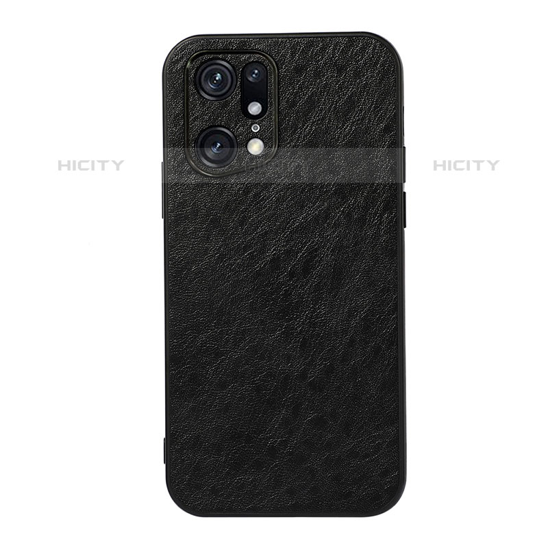 Custodia Lusso Pelle Cover B07H per Oppo Find X5 Pro 5G