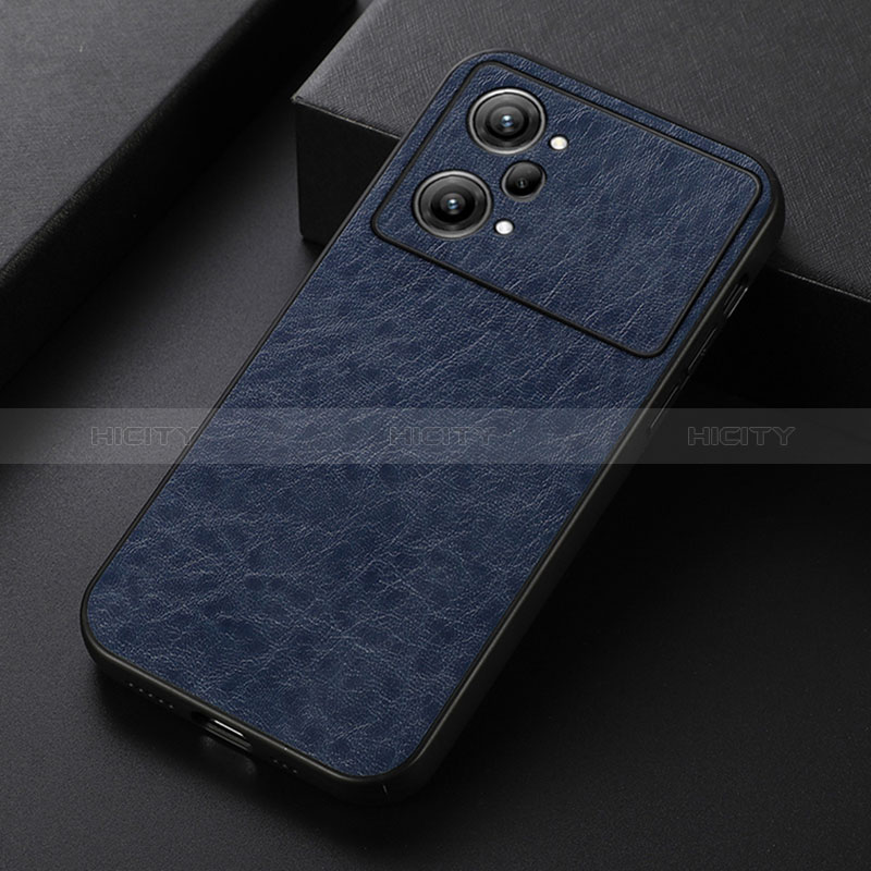 Custodia Lusso Pelle Cover B07H per Oppo K10 Pro 5G Blu