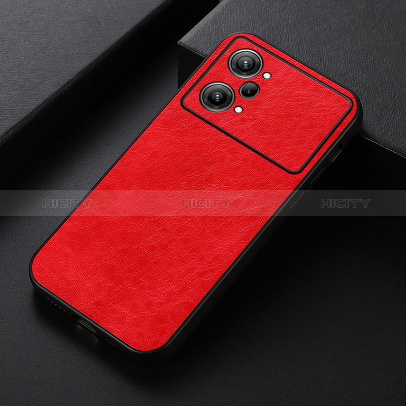 Custodia Lusso Pelle Cover B07H per Oppo K10 Pro 5G Rosso