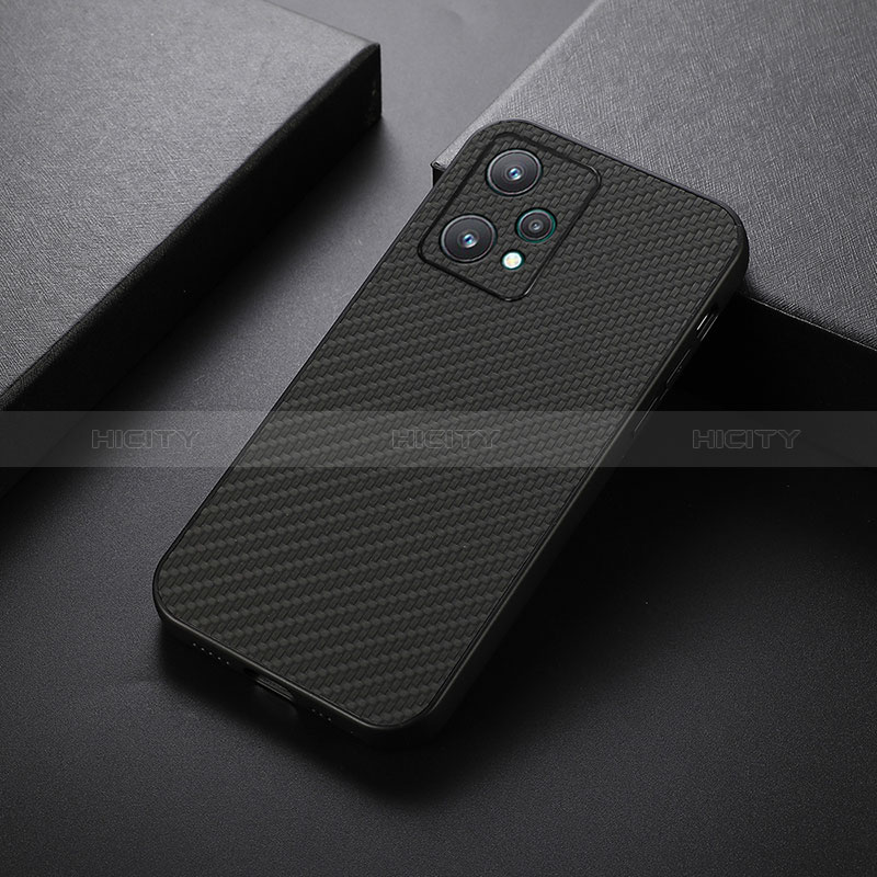 Custodia Lusso Pelle Cover B07H per Realme 9 Pro 5G Nero