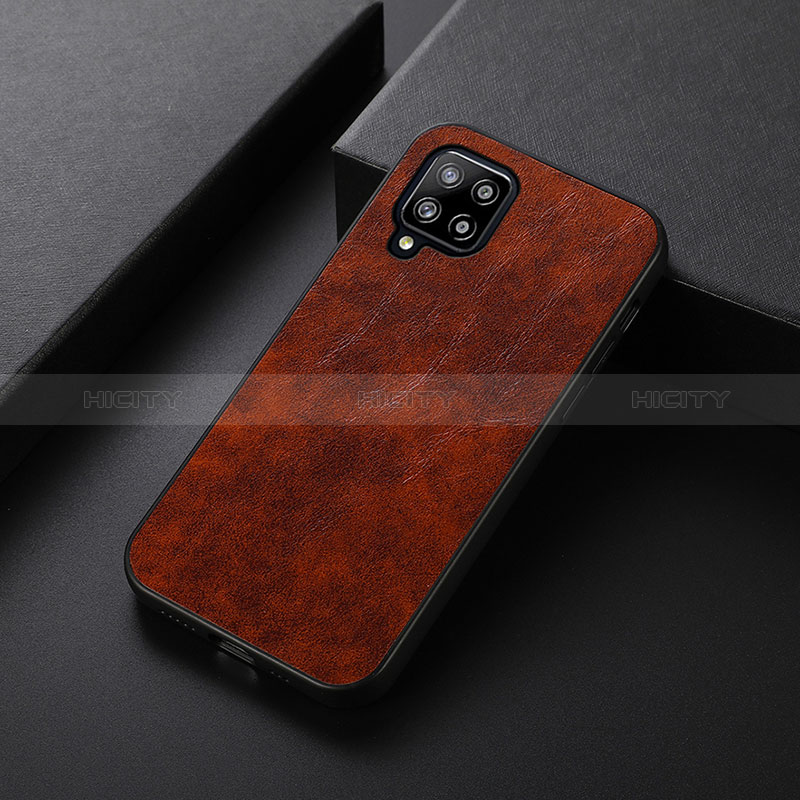 Custodia Lusso Pelle Cover B07H per Samsung Galaxy A42 5G Rosso