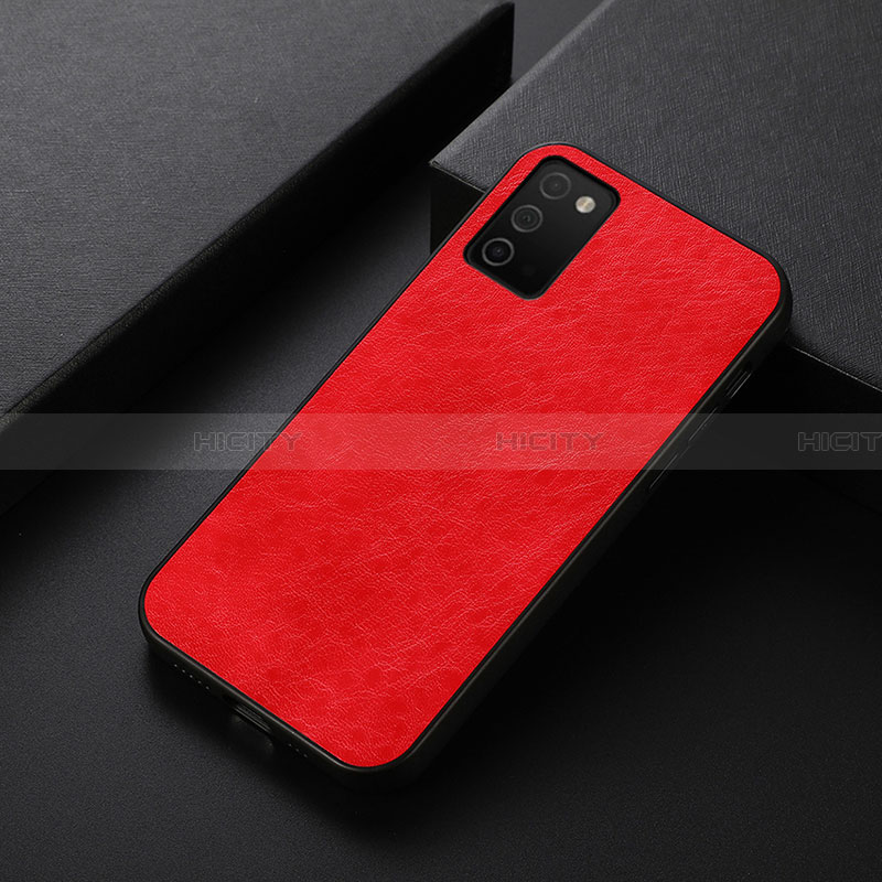 Custodia Lusso Pelle Cover B07H per Samsung Galaxy F02S SM-E025F Rosso