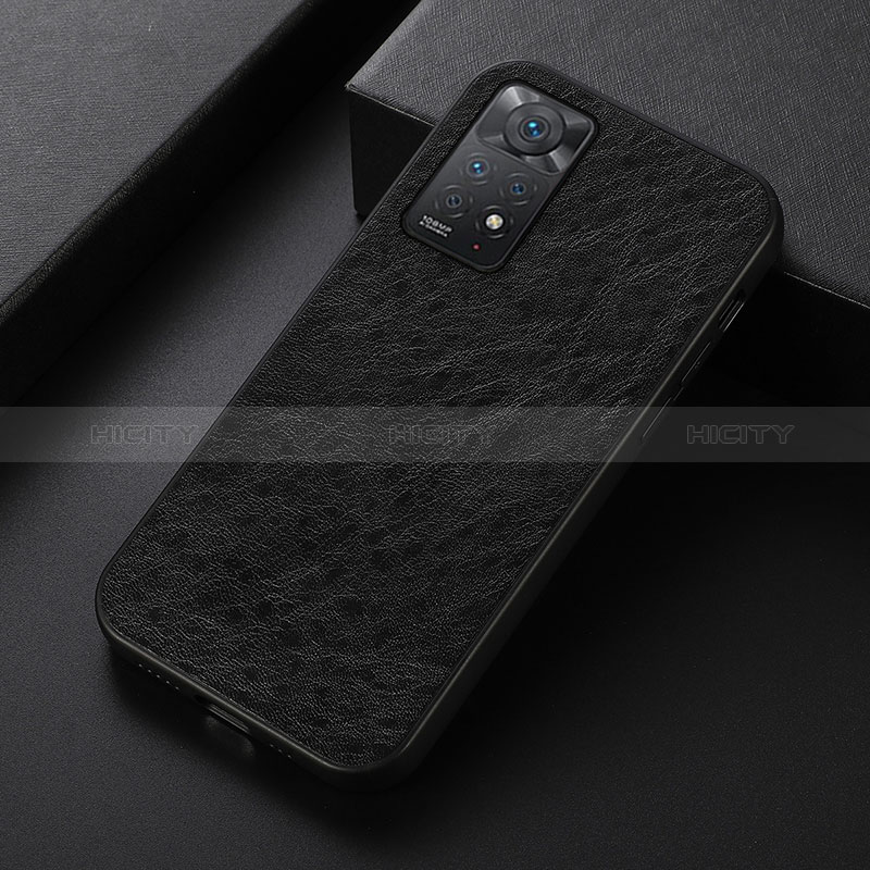 Custodia Lusso Pelle Cover B07H per Xiaomi Redmi Note 11 Pro 5G Nero